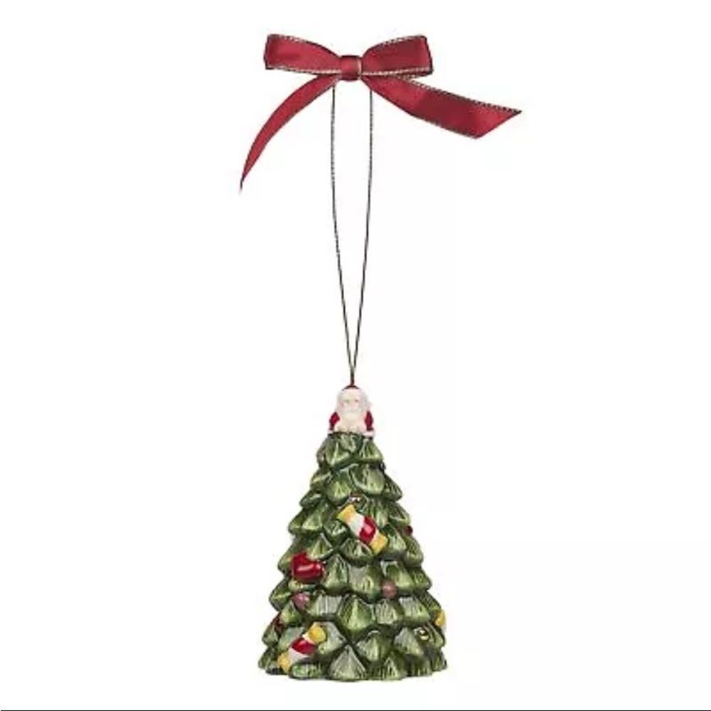 Spode - Christmas Tree Collection - Figural Tree Bell Ornament New